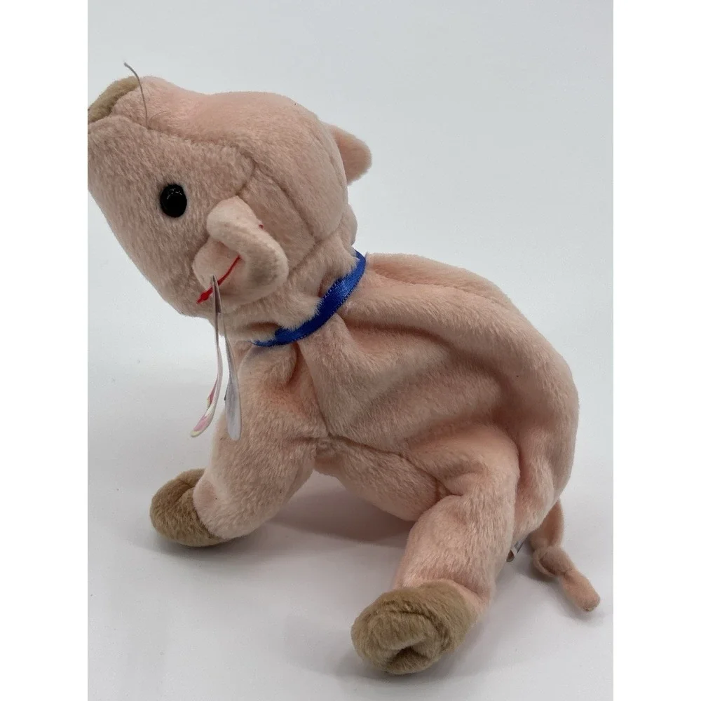 Ty Beanie Baby Knuckles Pig NWT Retired 1990s Pink Farm‎ Plush Toy